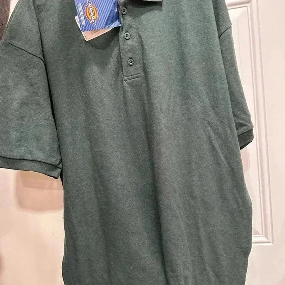 Dickies Men's Short-Sleeve Pique Polo Shirt XL Hunter green - Picture 2 of 6